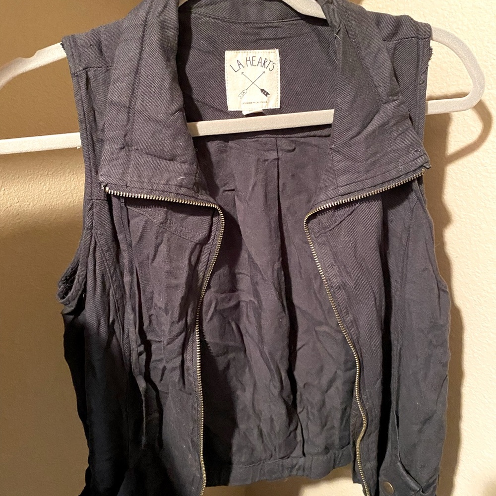 LA Hearts Navy Vest